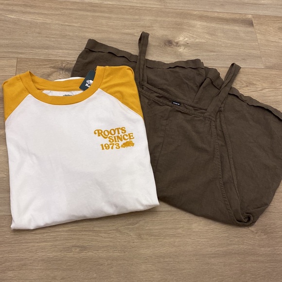 SHEIN Tops - NWT Romper & Long Sleeve Tee